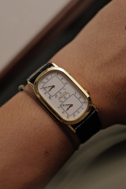 Seiko Coca-Cola Dual-Time  w/ original box Circa. 1990s