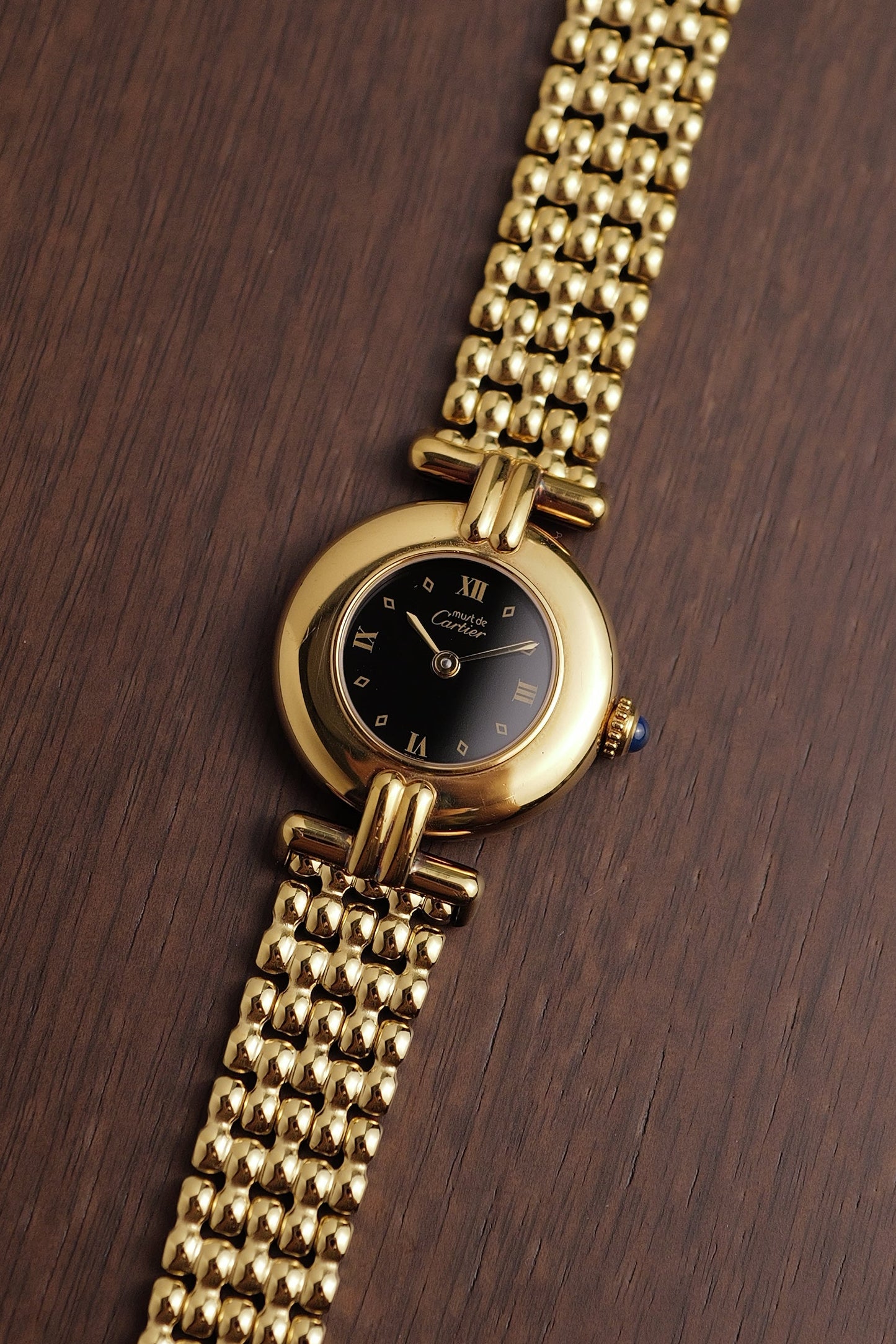 Cartier Colisee " Art-deco Roman" Quartz Circa. 1980s Full set