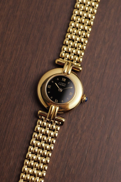 Cartier Colisee " Art-deco Roman" Quartz Circa. 1980s Full set