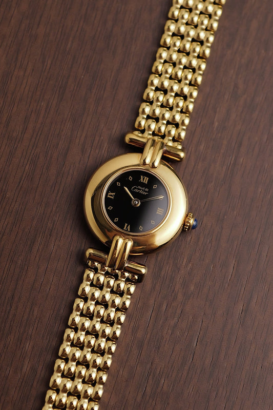 Cartier Colisee " Art-deco Roman" Quartz Circa. 1980s Full set