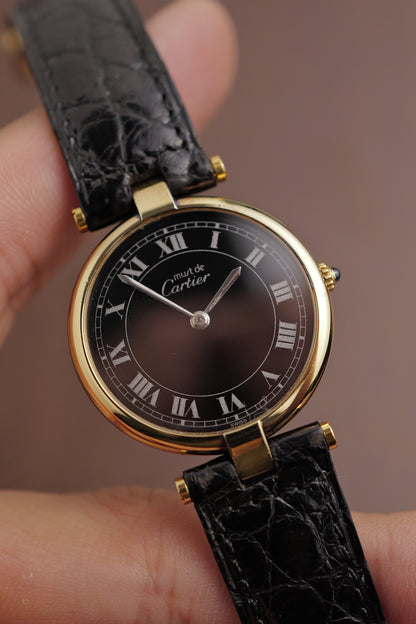 Cartier Vendome Size Lm Quartz Circa. 1980s w/ original box