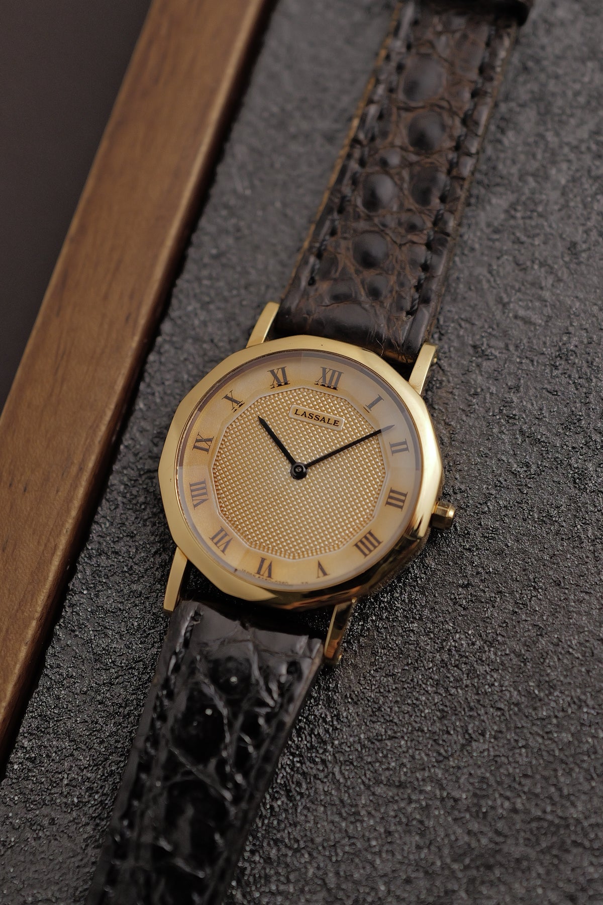 Lassale “Guilloche Hexa” NOS w/ original tag circa. 1989