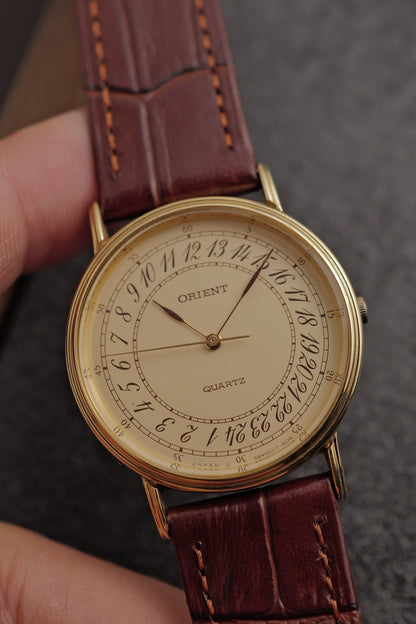 Orient Quartz 24 hour wheel Circa.1980s