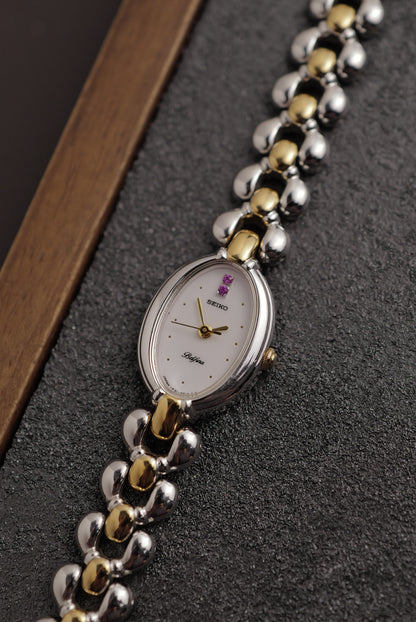 Seiko "Belfina Ellipse" 2 tone Circa. 1980