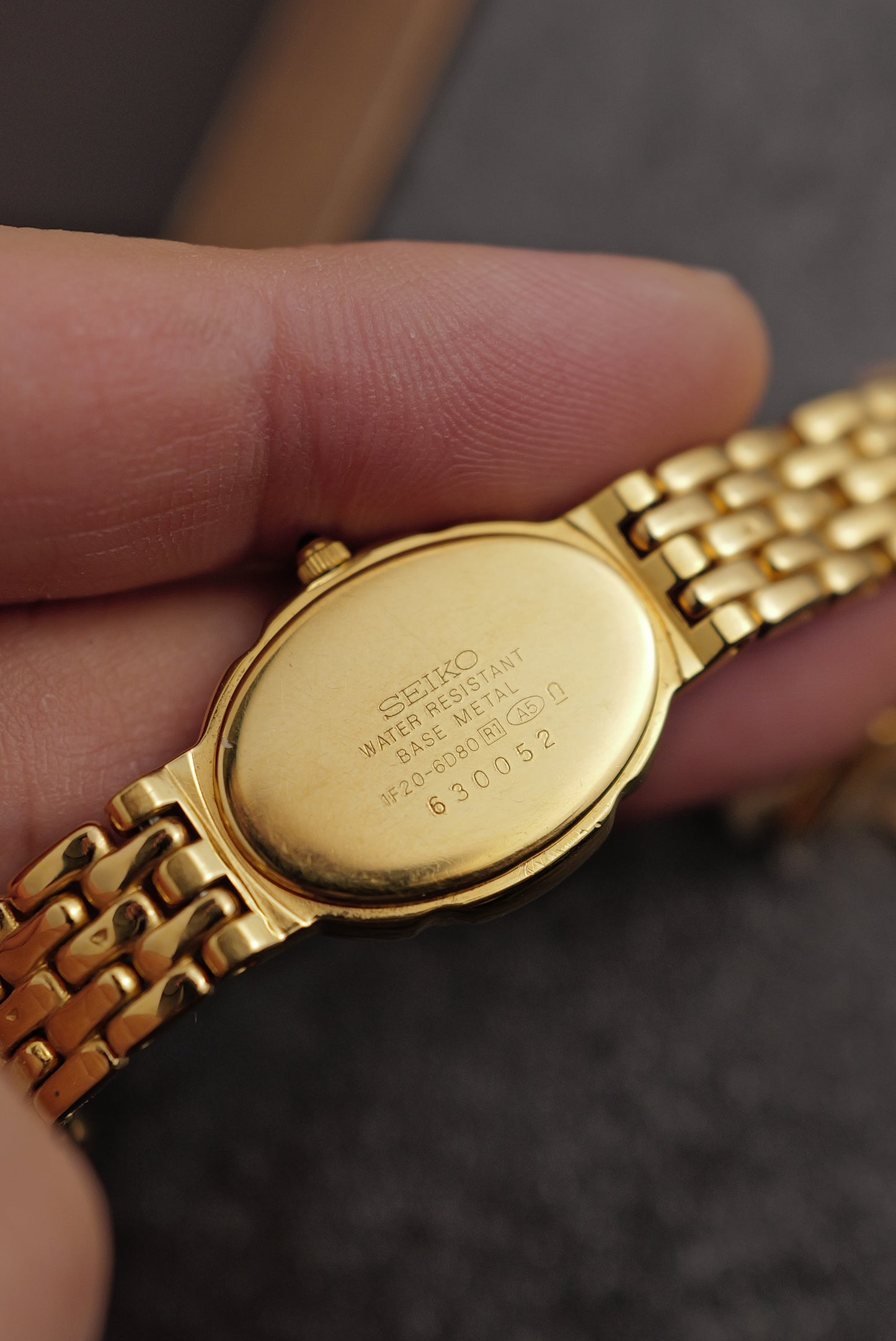 Seiko Exceline Mother of Pearl with gemstones Circa. 1991