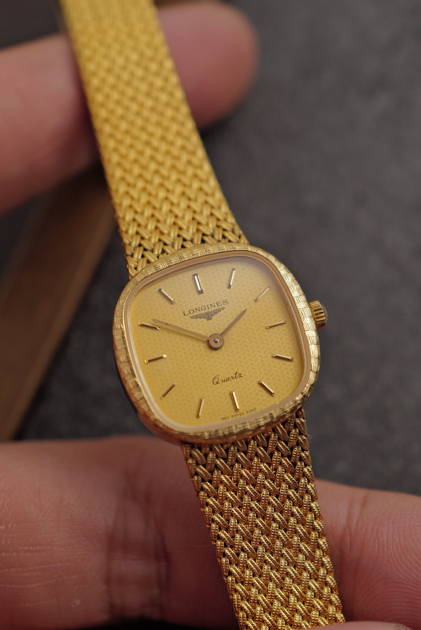 Ladies Longines Quartz Golden Weave Circa. 1990