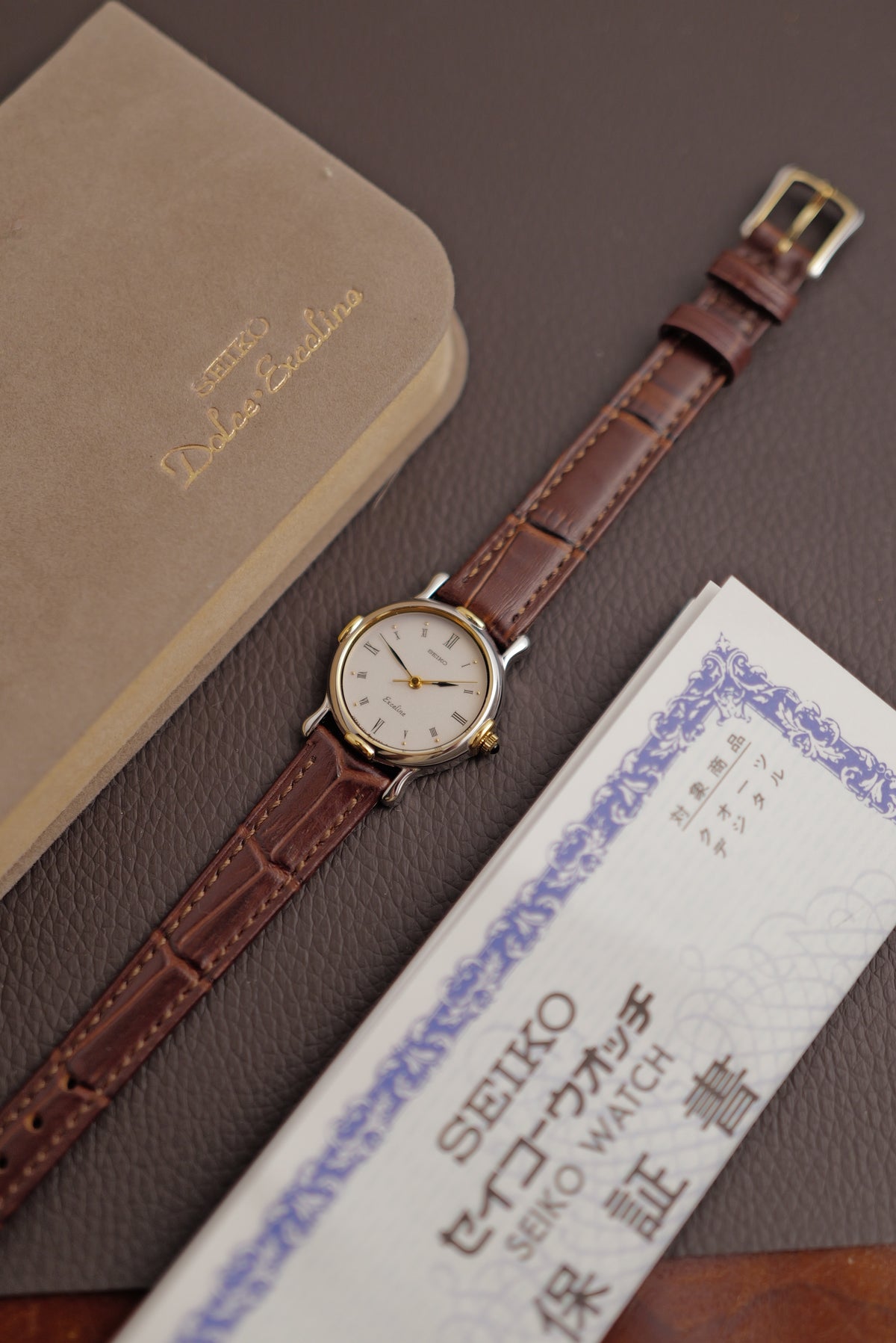 Seiko Exceline “stardust” Circa. 1987w/box and papers
