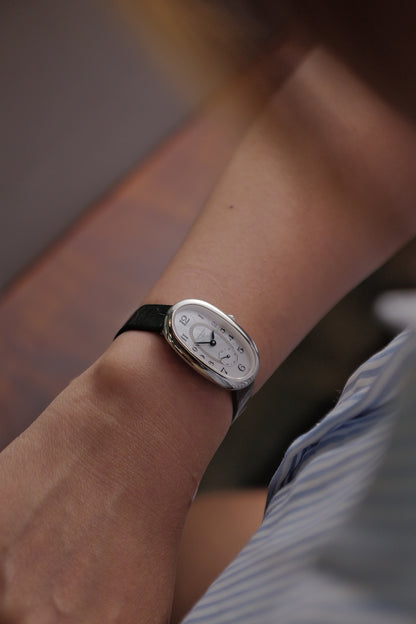 Longines Symphonette “Baignoire” Mother of pearl w/ full box and paper