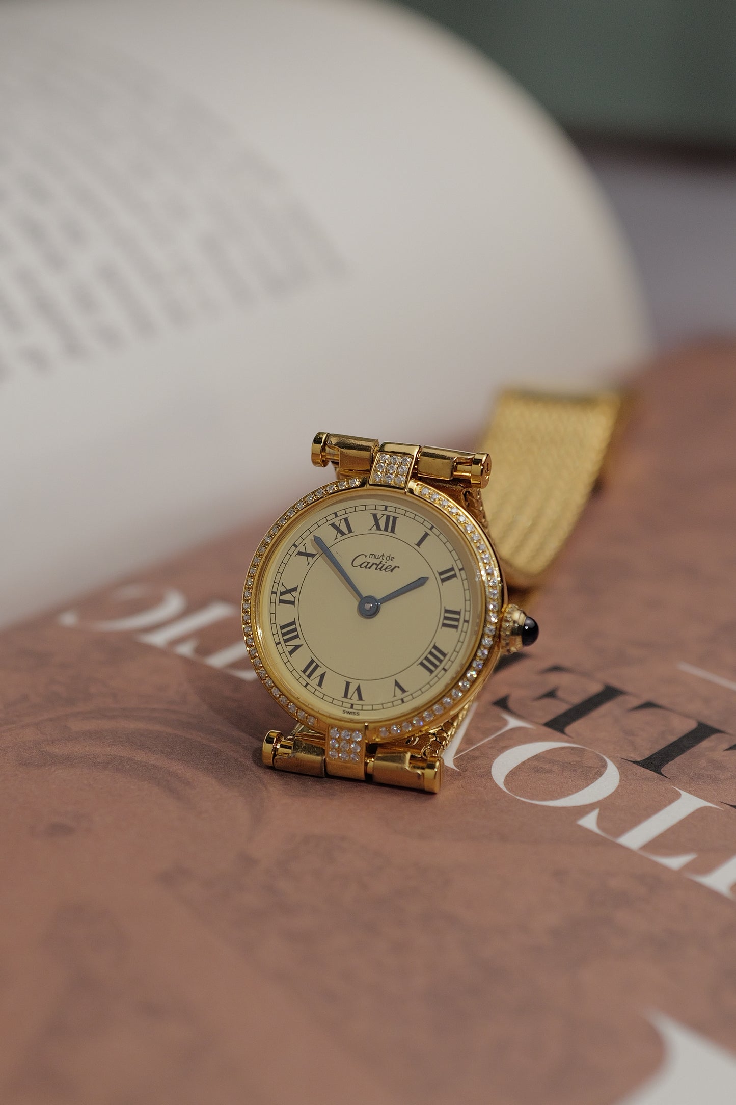 Cartier Vendome SM w/ Diamonds Circa. 1990s