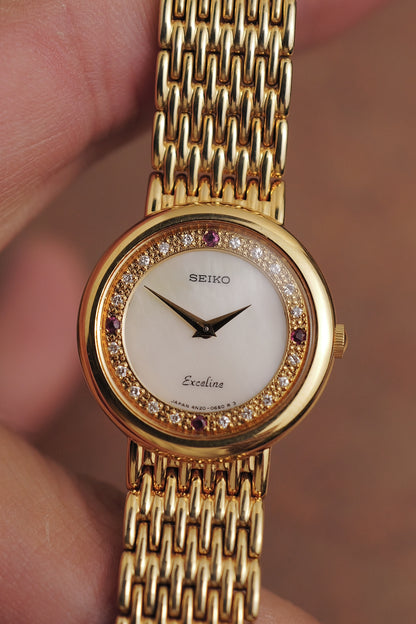 Seiko Exceline Mother of Pearl "RUBY'