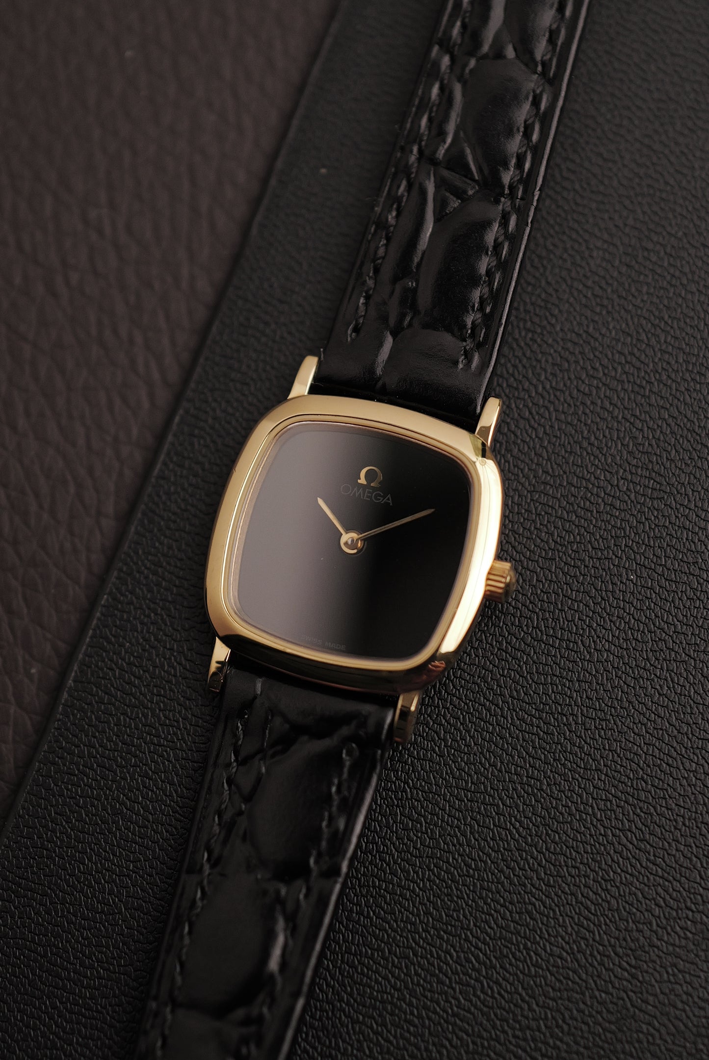 Omega De-ville "Onyx Cushion" Circa. 1990s