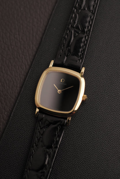 Omega De-ville "Onyx Cushion" Circa. 1990s