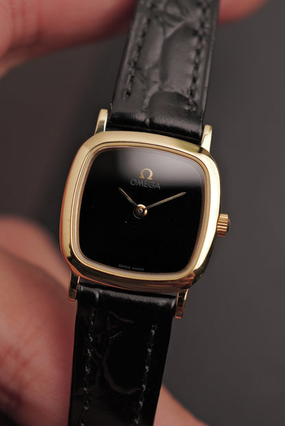 Omega De-ville "Onyx Cushion" Circa. 1990s