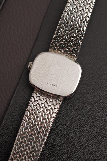 Omega Geneve "TV" on integrated custom bracelet circa. 1970s