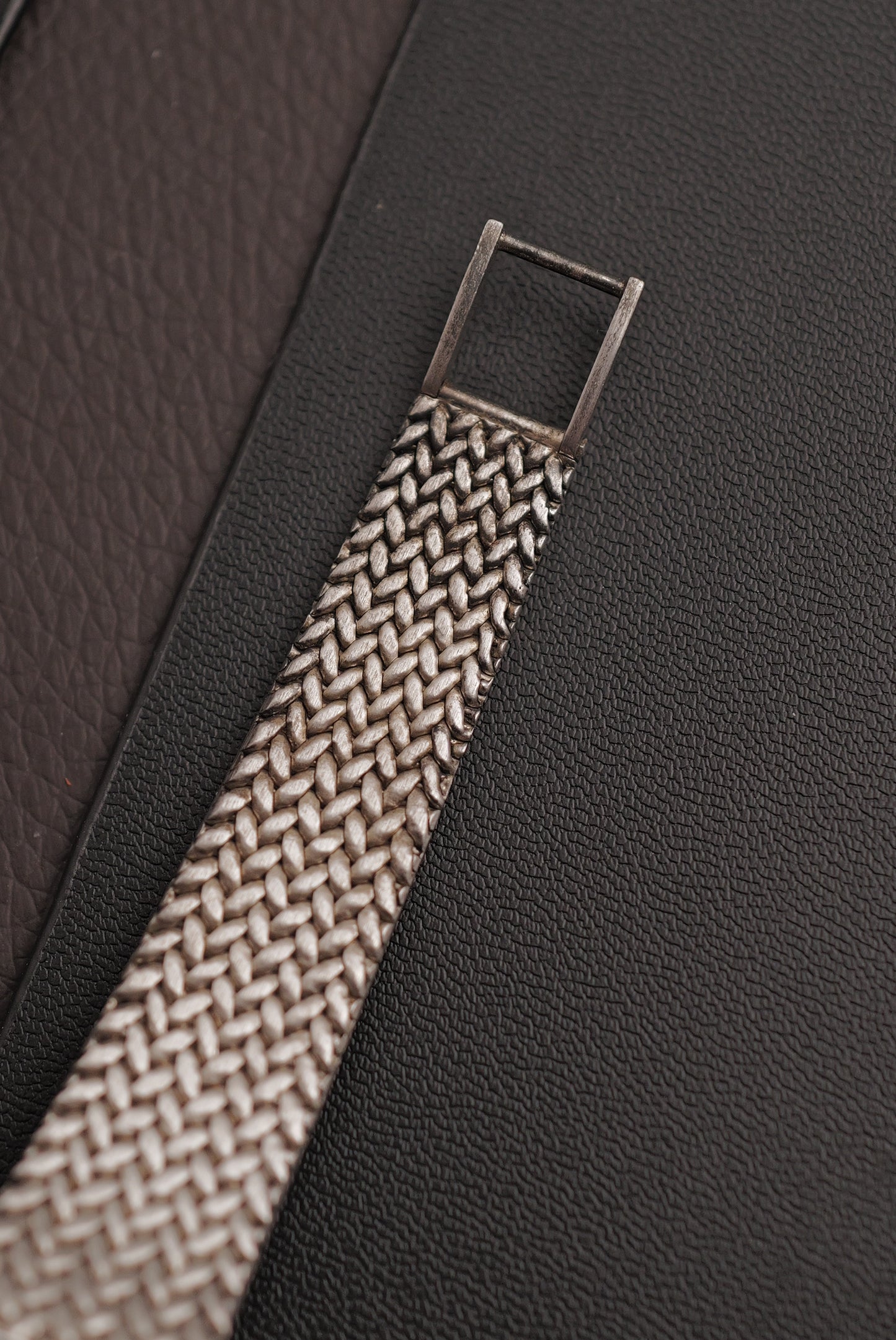 Omega Geneve "TV" on integrated custom bracelet circa. 1970s