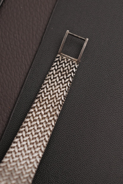 Omega Geneve "TV" on integrated custom bracelet circa. 1970s