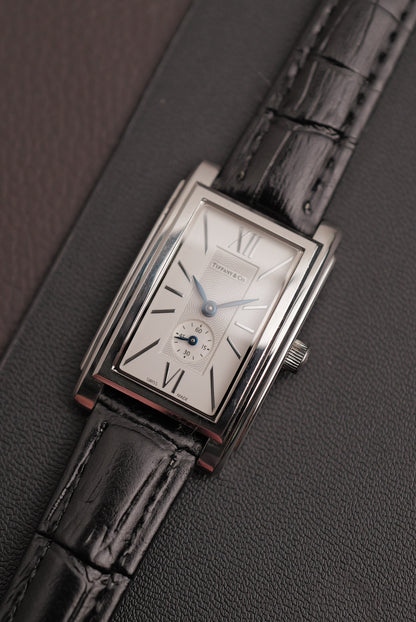 Tiffany Grand Small Seconds Quartz w/ guilloche dial