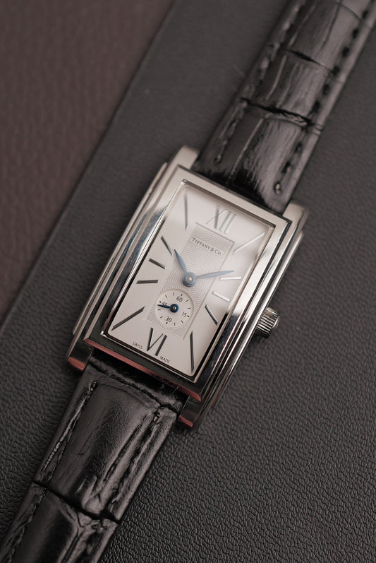 Tiffany Grand Small Seconds Quartz w/ guilloche dial