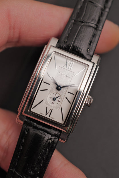Tiffany Grand Small Seconds Quartz w/ guilloche dial