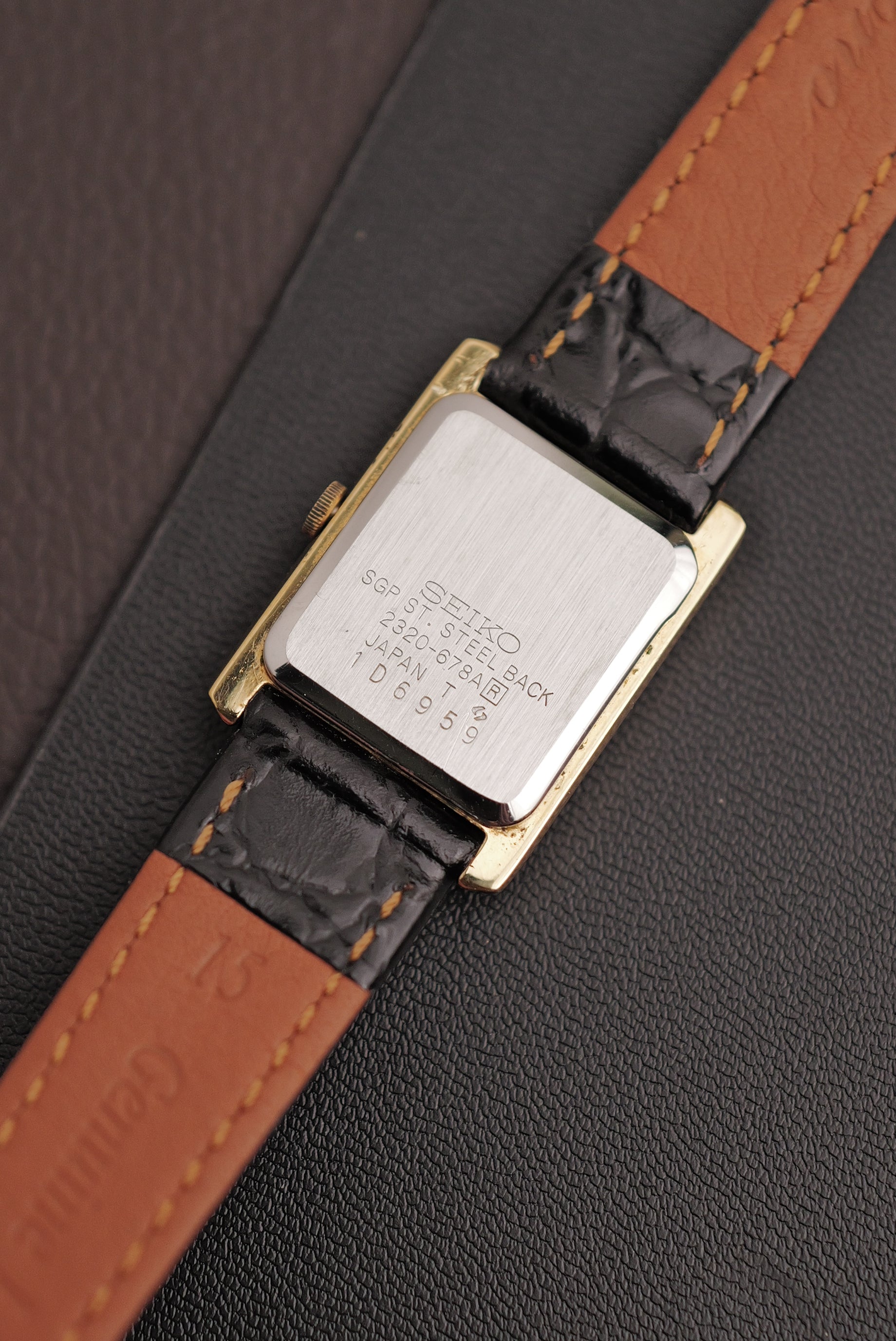 Seiko Tank Art-Deco Lacquer Circa. 1982 – My First Vintage