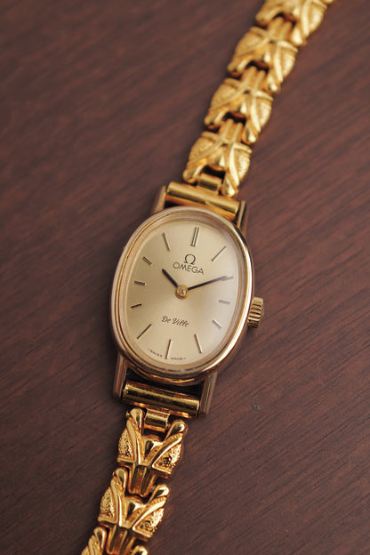 Ladies' Omega Mini Ellipse De-ville with custom bracelet ref 511.0553