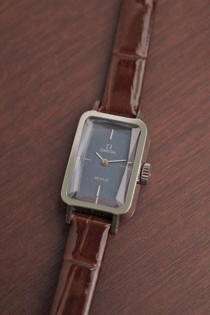 Omega De-ville "Andrew Grima" in steel Circa. 1970s