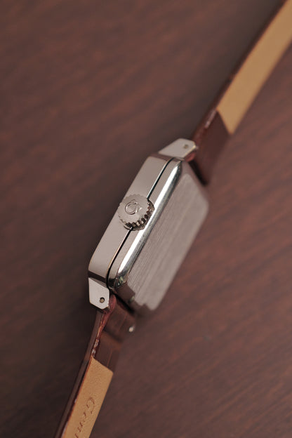 Omega De-ville "Andrew Grima" in steel Circa. 1970s
