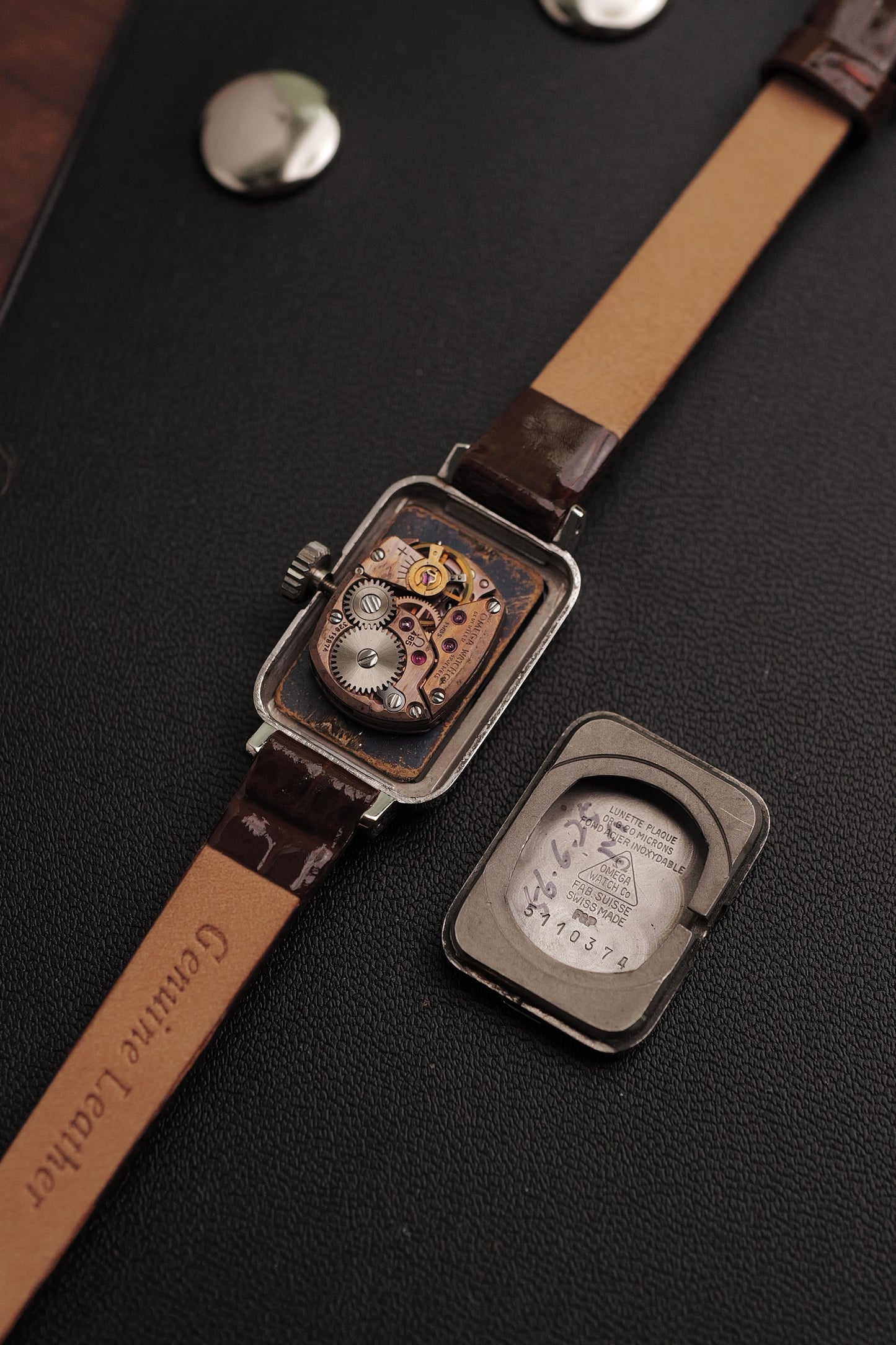 Omega De-ville "Andrew Grima" in steel Circa. 1970s