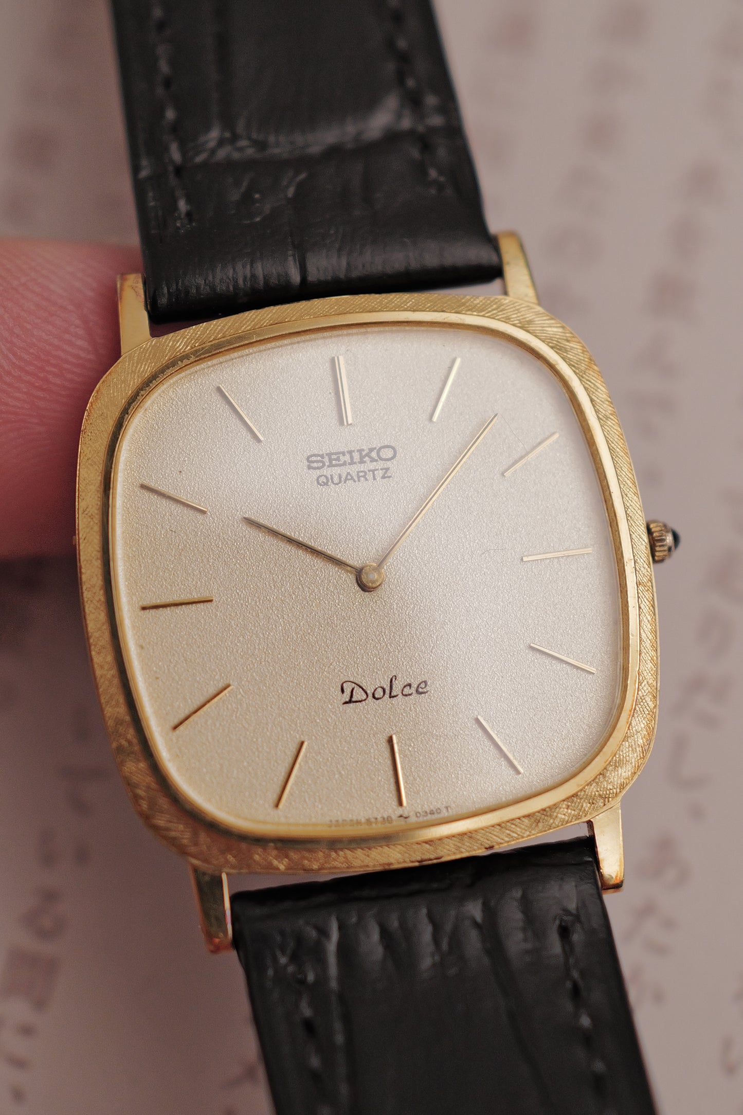 Seiko Dolce "Cushion" Circa. 1981 w/ original caseback sticker