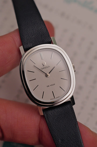 Omega De-ville "Ellipse step bezel" circa. 1970s w/ orignal box