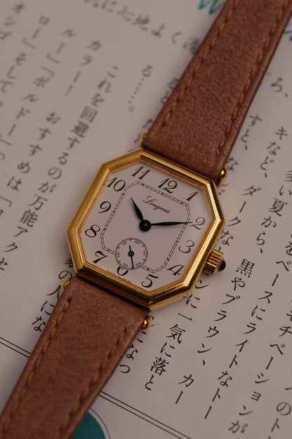 Longines "Octa Mini Breguet" Ref. 3209 Circa. 1970s w/ original buckle