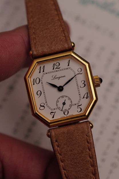 Longines "Octa Mini Breguet" Ref. 3209 Circa. 1970s w/ original buckle