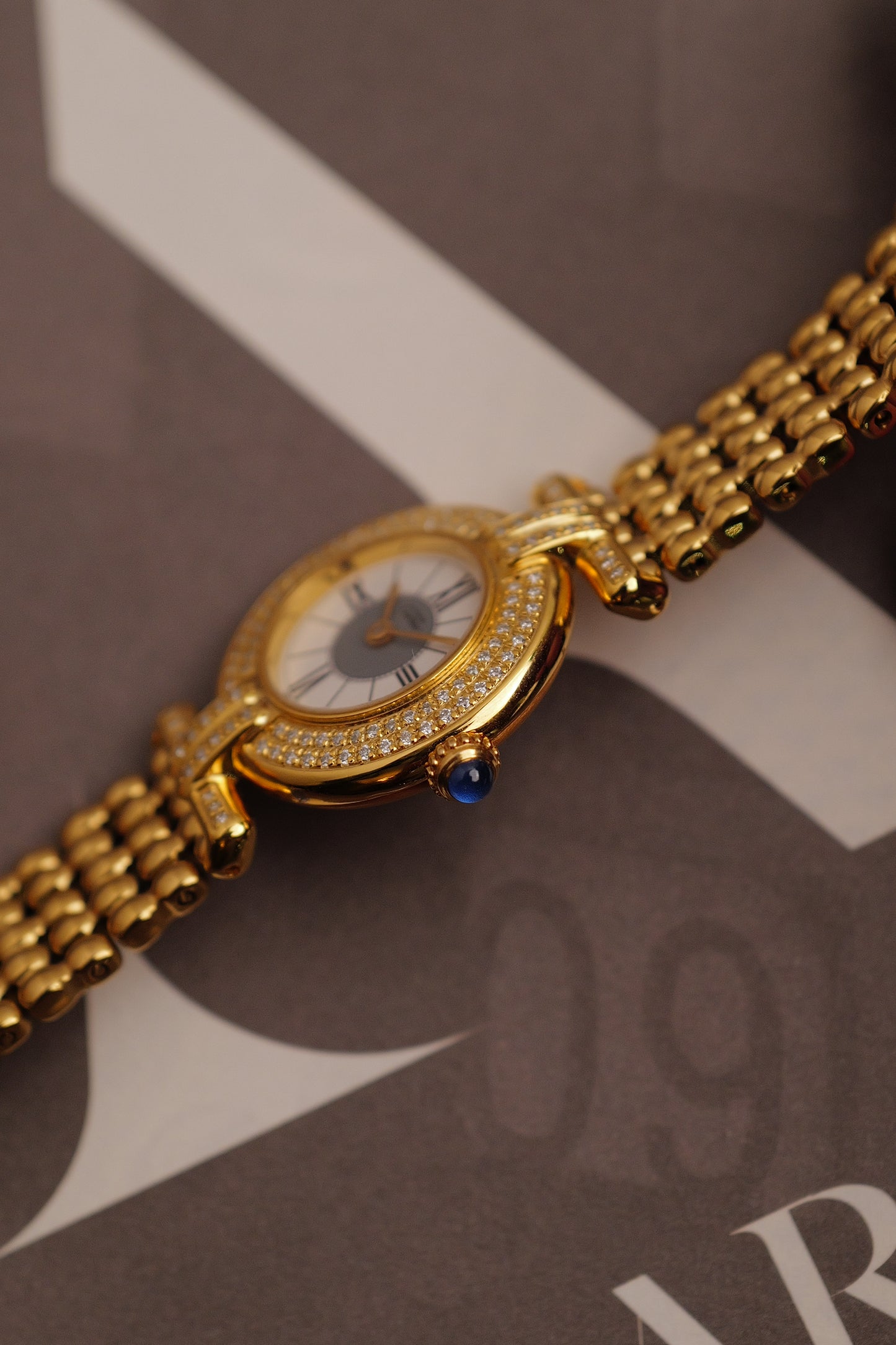 Cartier Colisee " Roman" Quartz Circa. 1980s