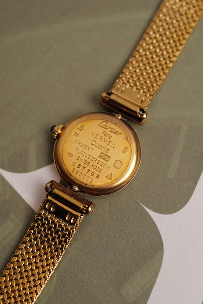 Cartier Colisee "Classic Mesh" Quartz Circa. 1980s