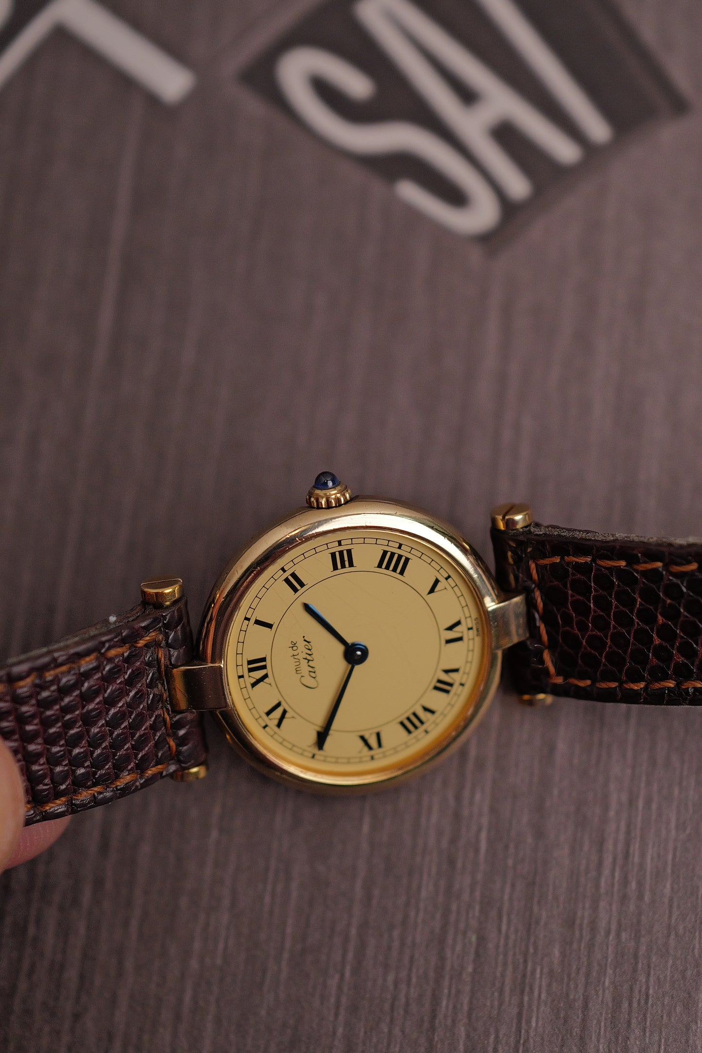 Cartier Vendome SM "Spidering Classic Lemon" Circa. 1980s