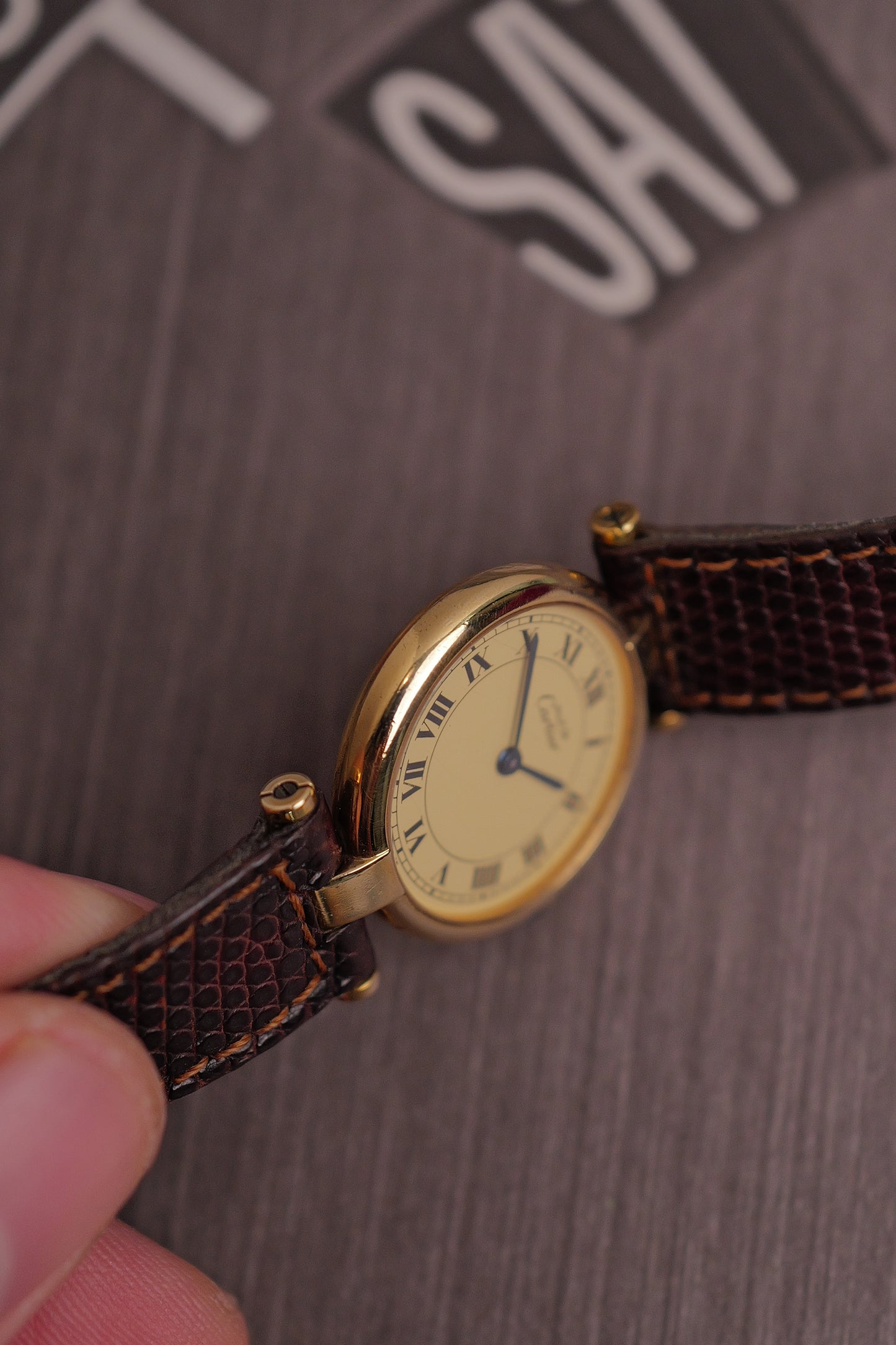 Cartier Vendome SM "Spidering Classic Lemon" Circa. 1980s