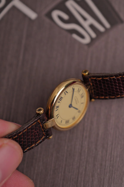 Cartier Vendome SM "Spidering Classic Lemon" Circa. 1980s