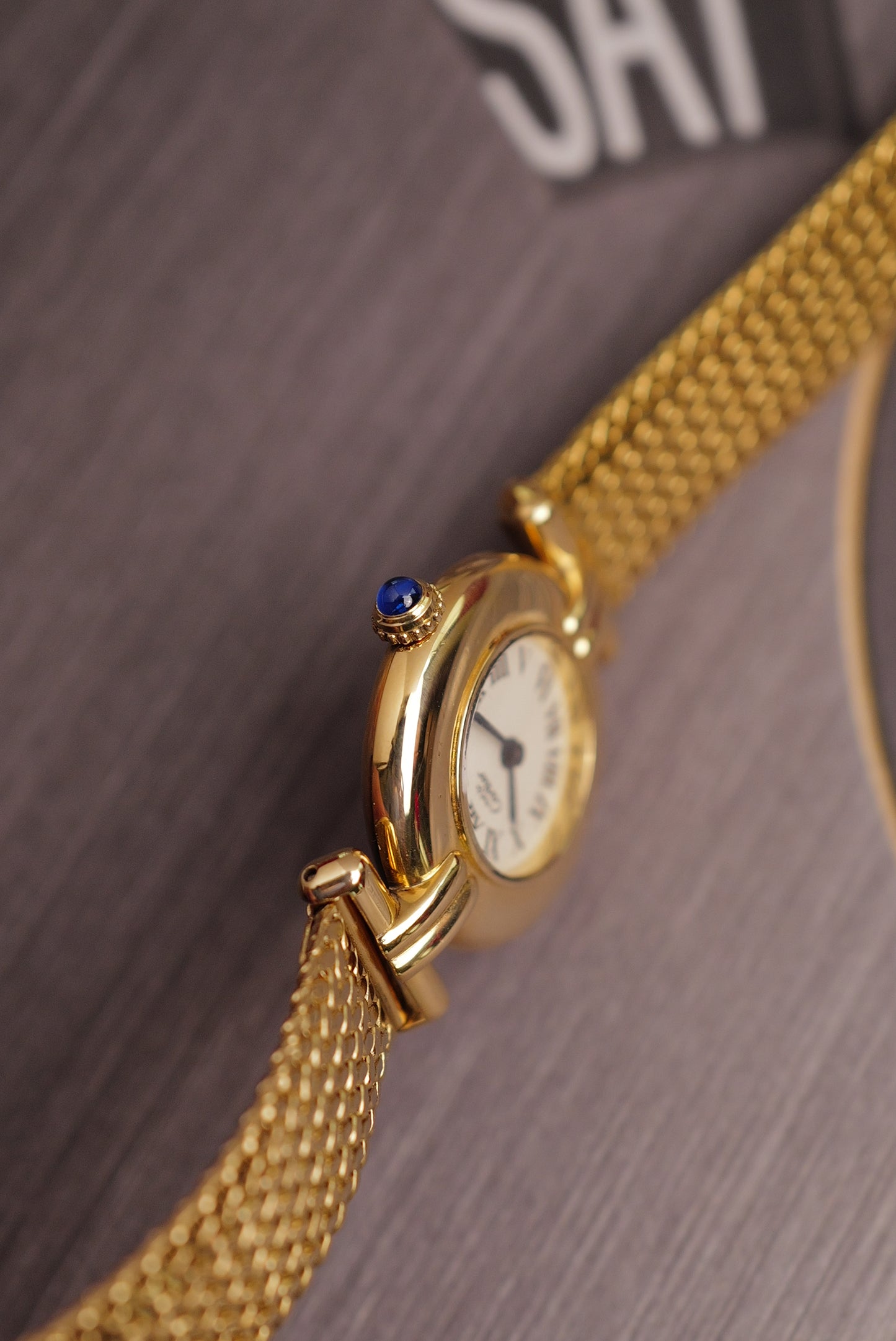 Cartier Colisee "Classic Mesh" Quartz Circa. 1980s