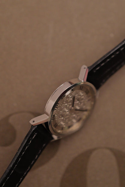 Omege De-ville "Floral Silver steel" Circa. 1970s