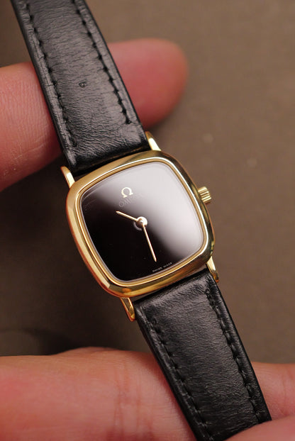 Omega De-ville "Onyx Cushion" Circa. 1990s