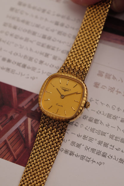 Longines integrated Bracelet Ladies Quartz with adjustable buckle