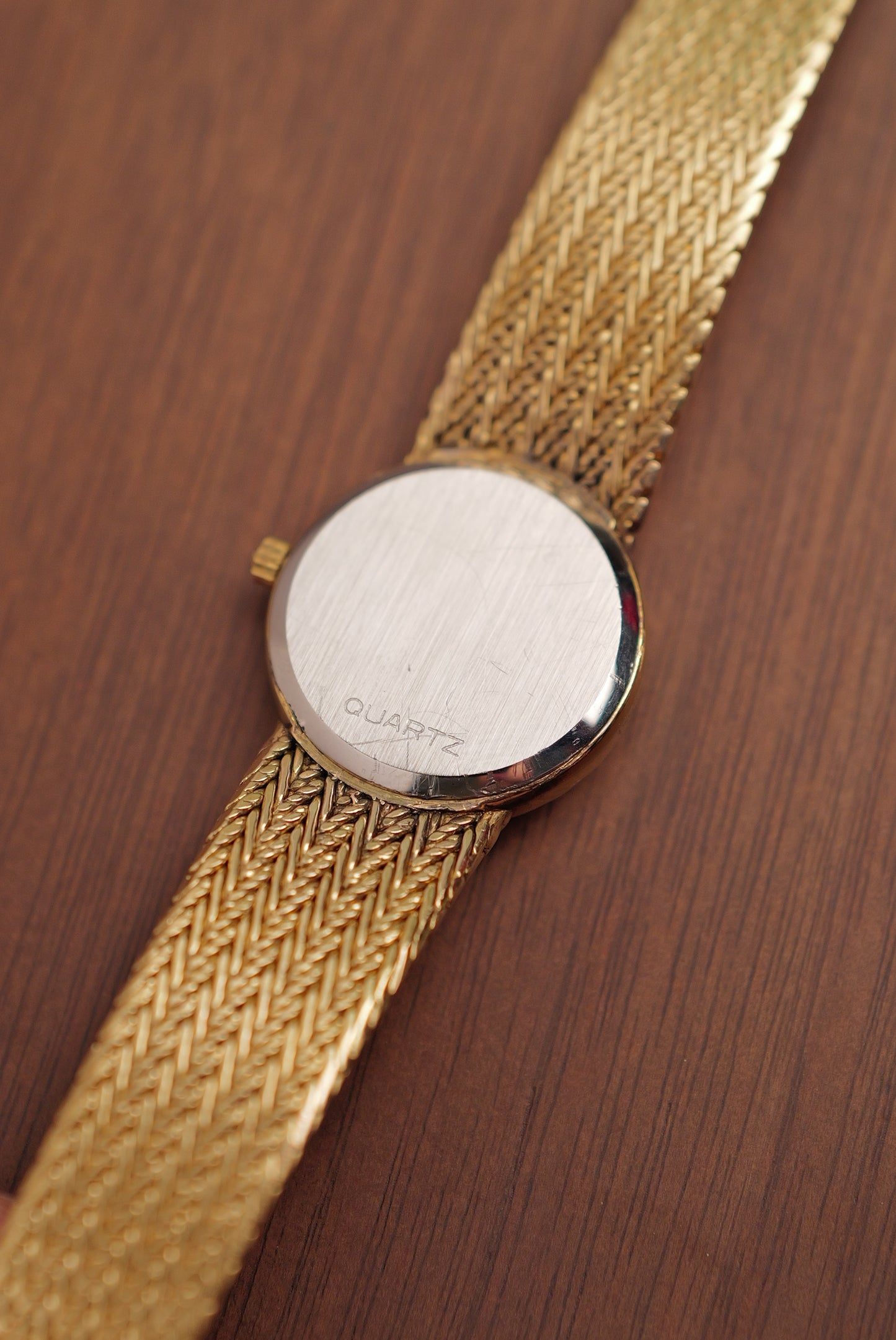 Omega De-ville "waffle" integrated bracelet circa. 1980s