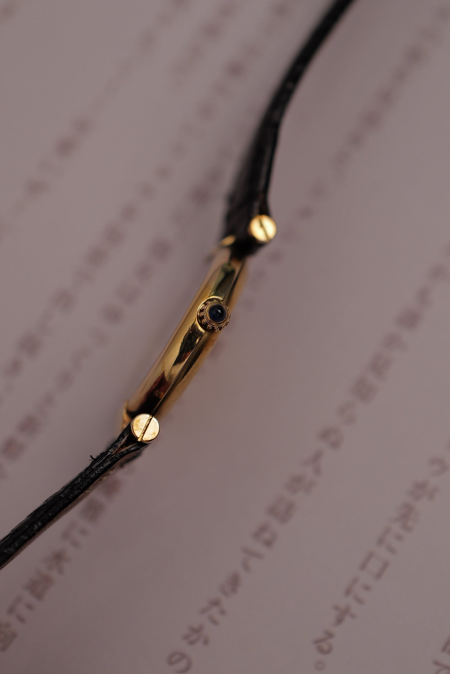 Cartier Vendome "Spidering Onyx" Lacquer SM Quartz w/ original box