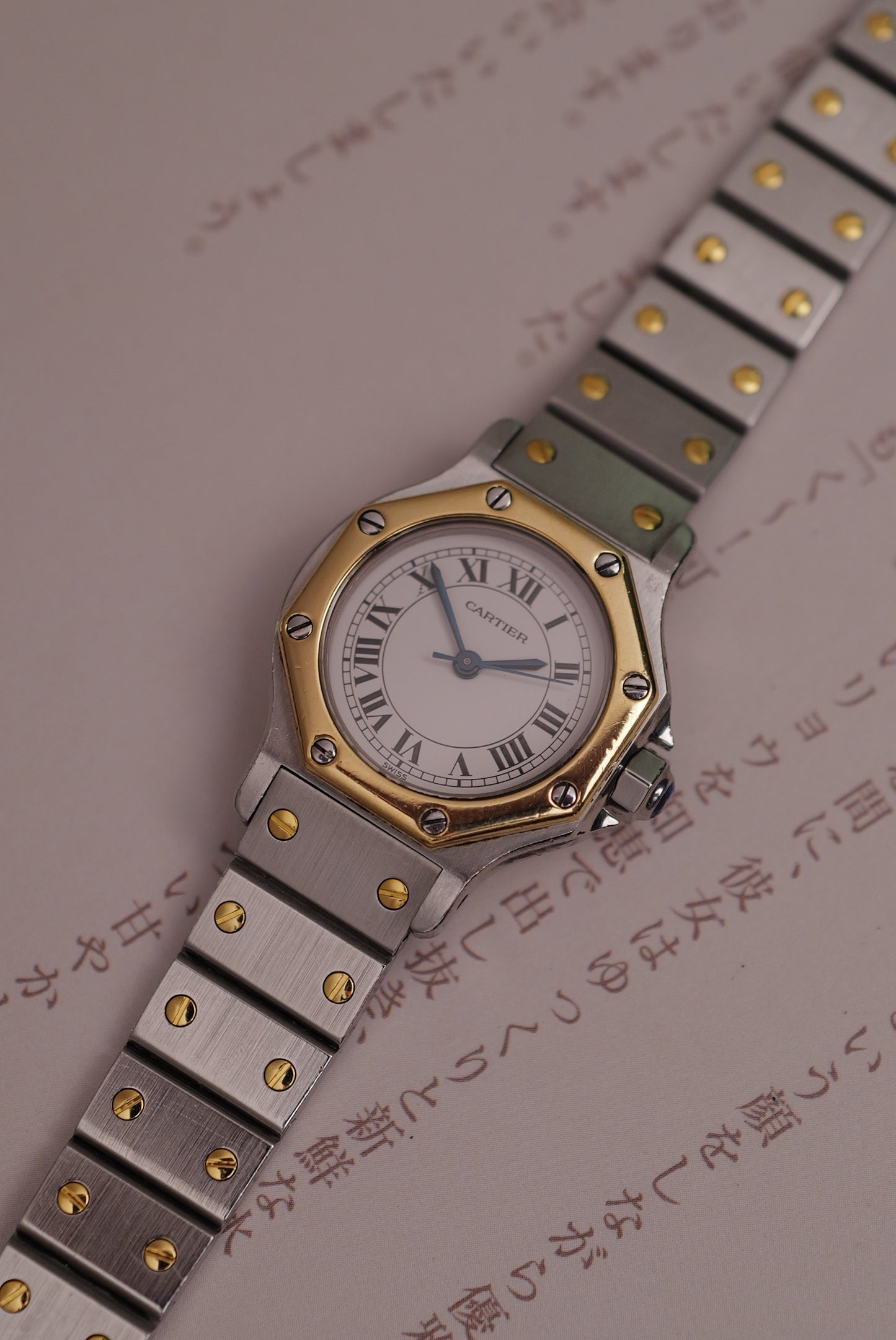 Cartier Santos Octa SM Automatic Ref. 0907 w/ original pouch