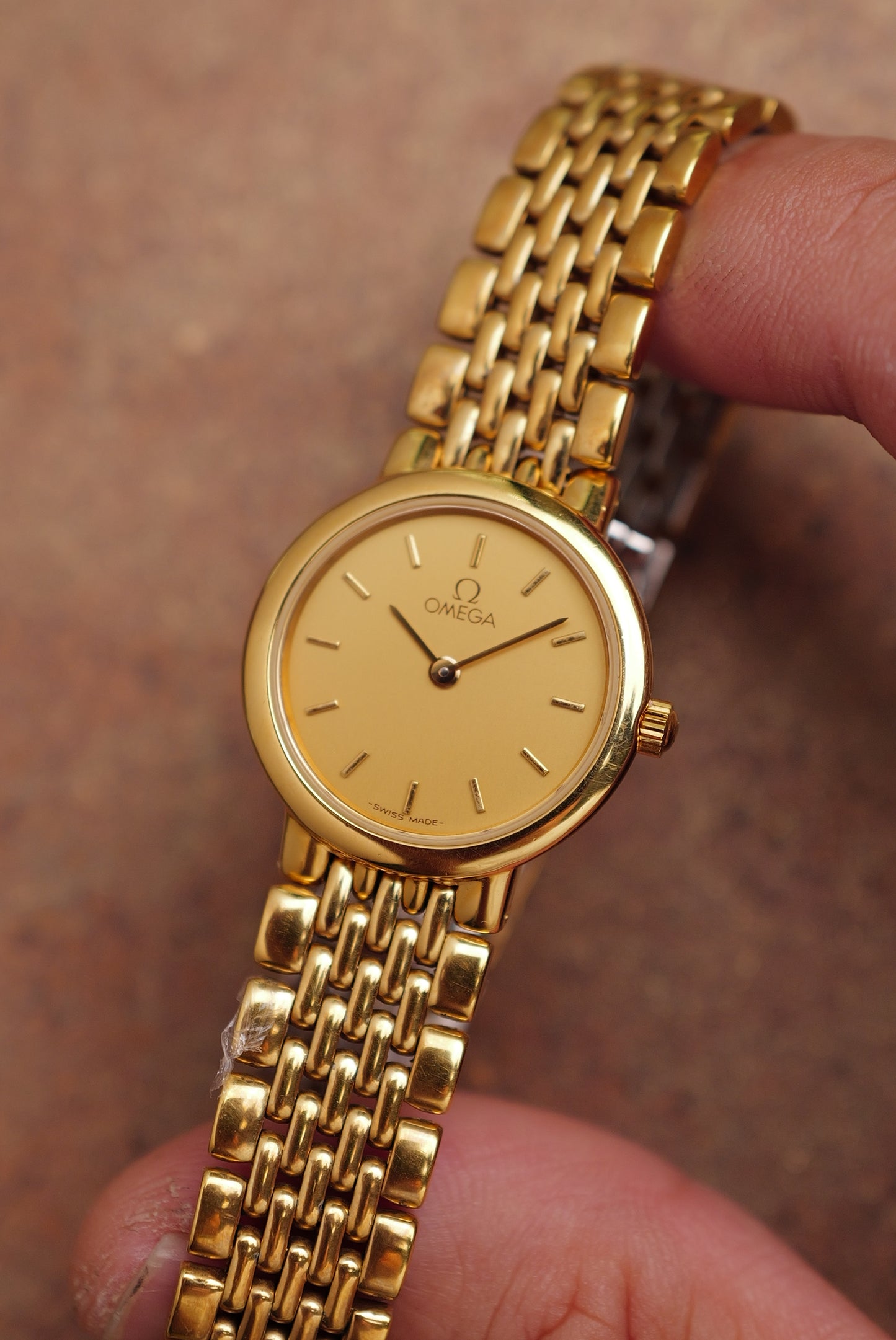 Ladies Omega De-ville "Golden" Circa. 1992 w/ papers