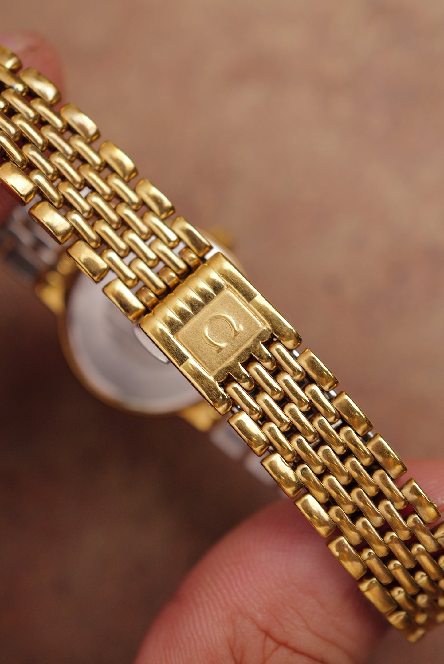 Ladies Omega De-ville "Golden" Circa. 1992 w/ papers