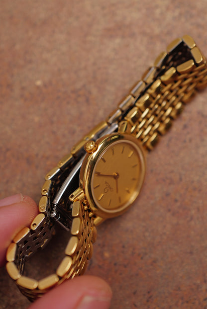 Ladies Omega De-ville "Golden" Circa. 1992 w/ papers