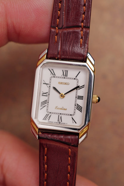 Seiko Exceline Art-deco Tank Circa. 1989