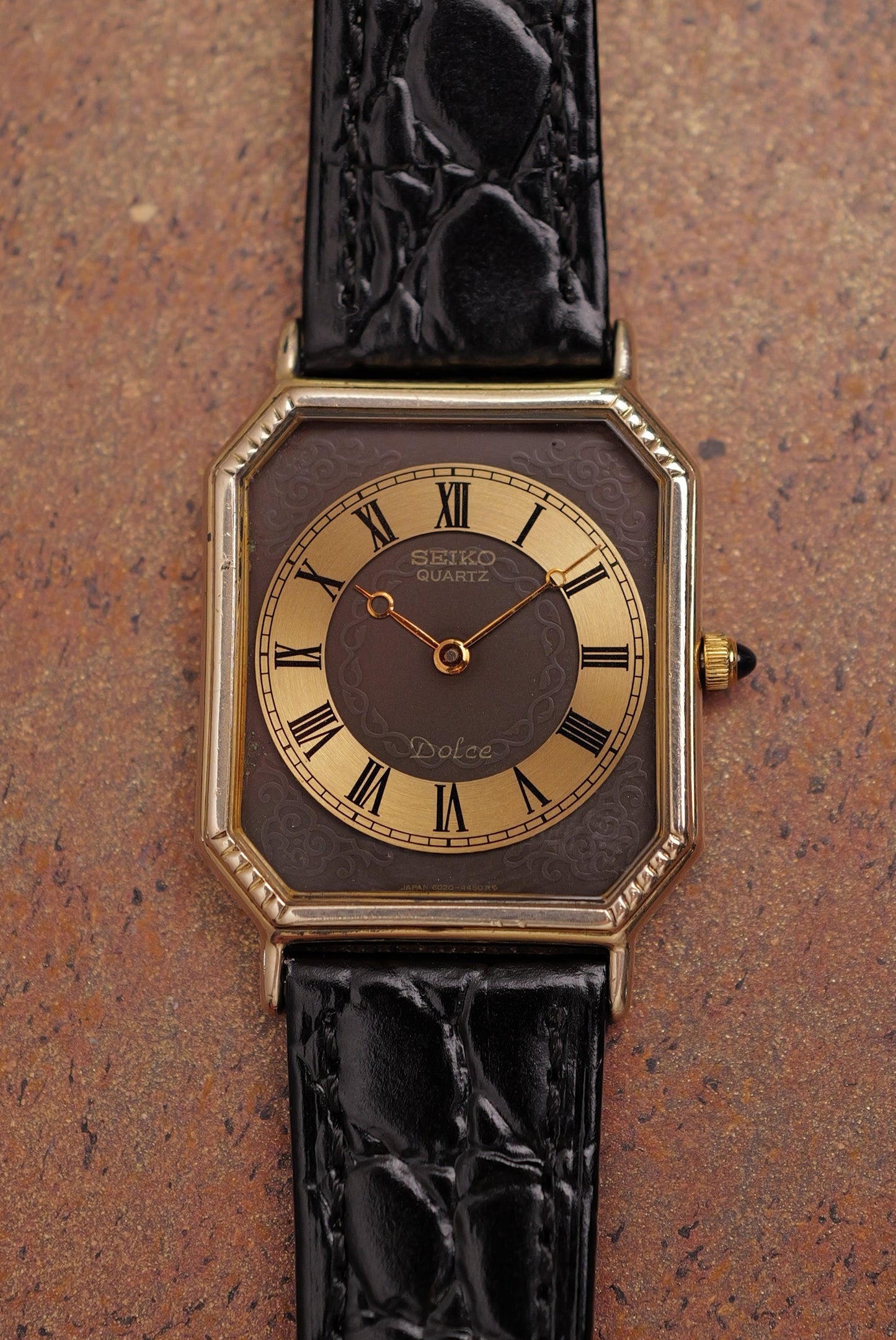 Seiko Dolce “Art Deco” Solid 10k case Circa. 1981
