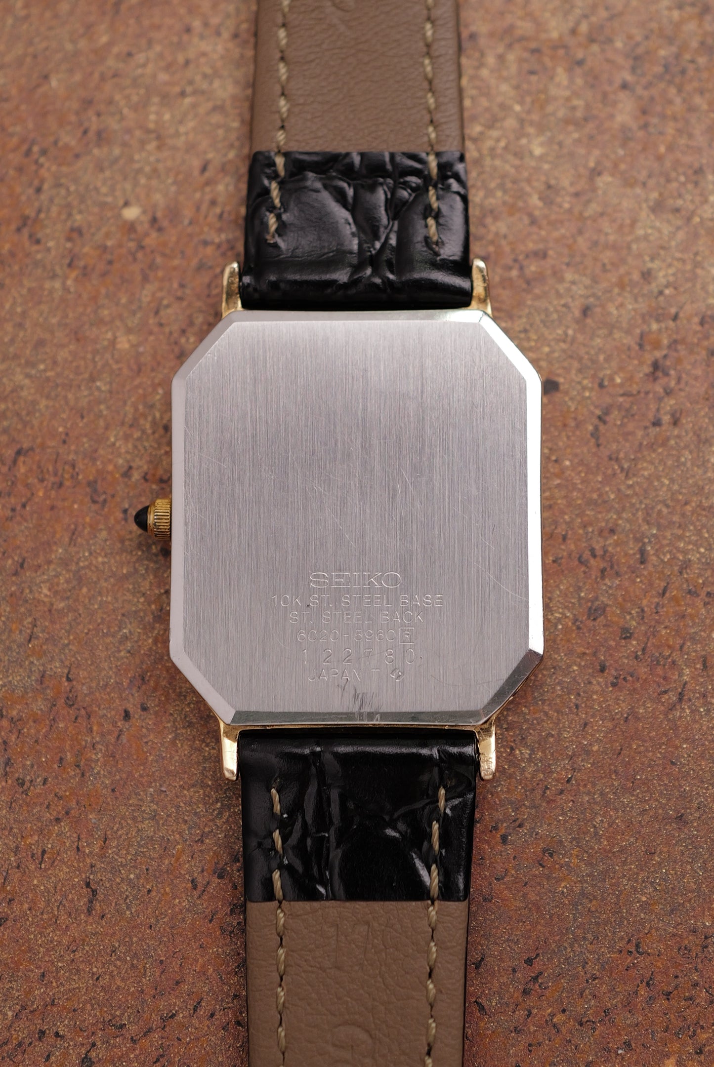 Seiko Dolce “Art Deco” Solid 10k case Circa. 1981